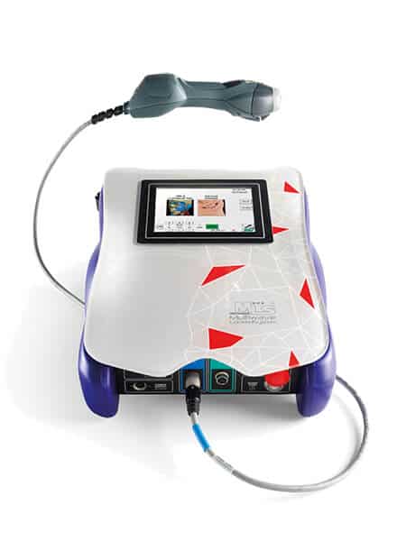 MLS® Dental Therapeutic Laser. Mphi D model is shown. It can be used in orthodontics to reduce pain and inflammation and to accelerate healing post-surgery.